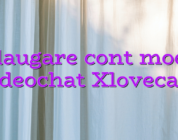 Adaugare cont model videochat Xlovecam