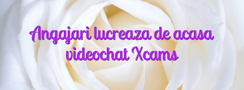 Angajari lucreaza de acasa videochat Xcams