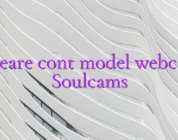 Creare cont model webcam Soulcams