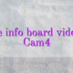 Online info board videochat Cam4