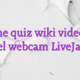 Online quiz wiki videochat model webcam LiveJasmin