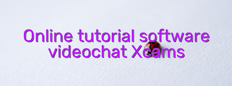 Online tutorial software videochat Xcams