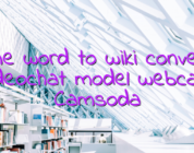 Online word to wiki converter videochat model webcam Camsoda