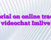 Tutorial on online trading videochat Imlive