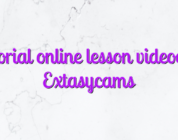 Tutorial online lesson videochat Extasycams