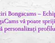 Stiri Bongacams – Echipa BongaCams vă poate sprijini să vă personalizați profilul!