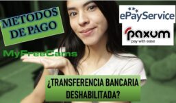 MYFREECAMS Metode de plată și cum să le asociați (PAXUM ȘI EPAYSERVICES)  Transfer bancar direct